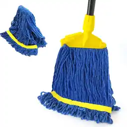 Walmart JEHONN Microfiber Twist Tornado Mop (Blue) offer