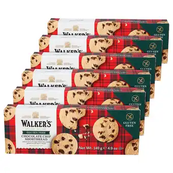 Walmart Walker's Gluten-Free, Kosher, Chocolate Chip Shortbread Cookies, 6 Boxes of 9 offer