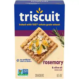 Walmart Triscuit Rosemary & Olive Oil Whole Grain Wheat Crackers, 8.5 oz offer