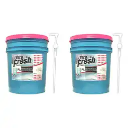 Walmart Ultra Fresh Platinum Spring Fresh Fabric Softener, Up to 640 Loads (2 Pack) offer