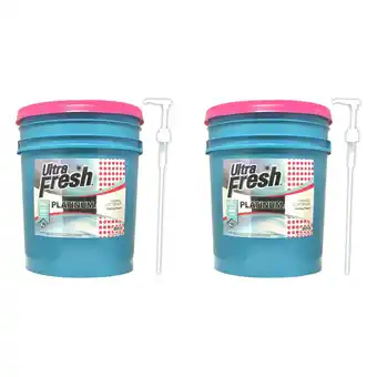Walmart Ultra Fresh Platinum Spring Fresh Fabric Softener, Up to 640 Loads (2 Pack) offer