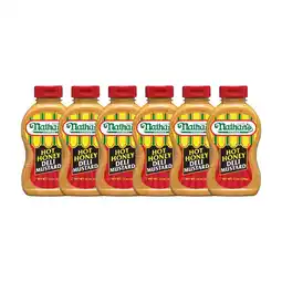 Walmart Nathan's Famous Hot Honey Deli Style Mustard, 12 oz Squeeze Bottle, 6 Pack offer