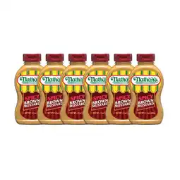 Walmart Nathan's Spicy Brown Mustard, 12 oz Squeeze Bottle, 6 Pack offer