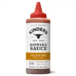 Walmart Kinder's Golden BBQ Dipping Sauce, 15.5oz offer