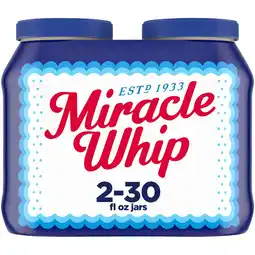 Walmart (3 pack) Miracle Whip Mayo-like Dressing, for a Keto and Low Carb Lifestyle, 30 fl oz Jar offer
