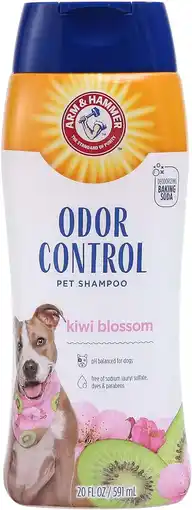 Walmart Arm & Hammer Dog Deodorizing Shampoo with Baking Soda, Kiwi Blossom Scent 20 oz offer