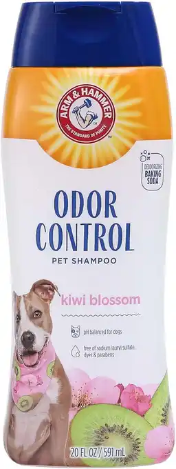 Walmart Arm & Hammer Dog Deodorizing Shampoo with Baking Soda, Kiwi Blossom Scent 20 oz offer
