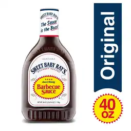 Walmart Sweet Baby Ray's Original BBQ Sauce 40 oz offer