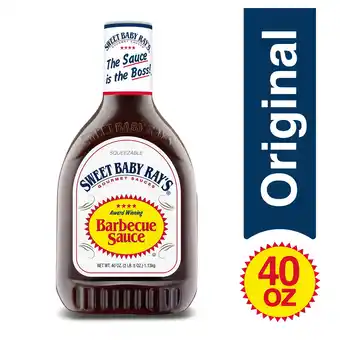 Walmart Sweet Baby Ray's Original BBQ Sauce 40 oz offer