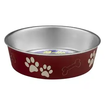 Walmart Loving Pets Bella Bowls For Dogs Medium Merlot, 1.0 CT offer