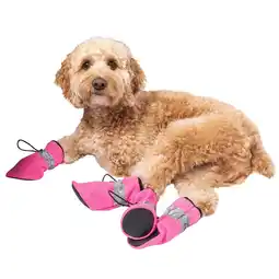 Walmart Justice Pet Reflective Booties, Pink, S offer