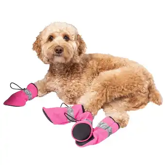 Walmart Justice Pet Reflective Booties, Pink, S offer