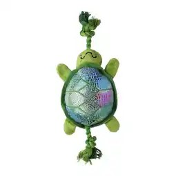 Walmart PetShop by Fringe Studio Shello There Plush Turtle Dog Toy with Moveable Rope, Small offer