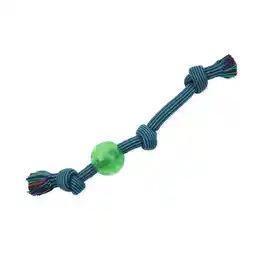 Walmart Mammoth Flossy Chews Extra 3 Knot Tug with TPR Ball Rope Dog Toy, Large, 20 offer