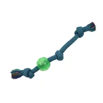 Walmart Mammoth Flossy Chews Extra 3 Knot Tug with TPR Ball Rope Dog Toy, Large, 20 offer