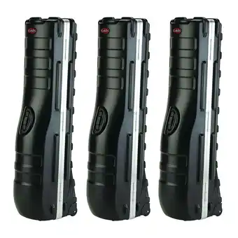 Walmart SKB Cases ATA Deluxe Hard Plastic Storage Wheeled Golf Bag Travel Case (3 Pack) offer