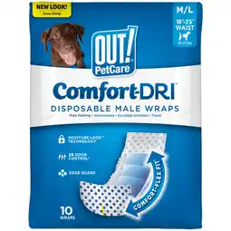 Walmart OUT! PetCare Disposable Male Dog Diapers - Med - 10 Count offer