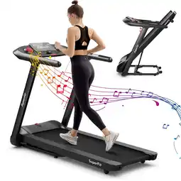 Walmart Gymax 4.75HP Treadmill Folding Electric Running Machine w/ Voice & APP Control offer