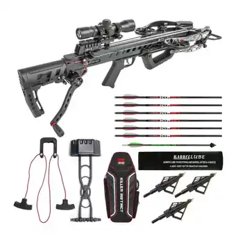 Walmart Killer Instinct Fatal-X Crossbow with Dead Silent Crank Ultimate Hunters Bundle offer