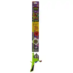 Walmart Kid Casters Teenage Mutant Ninja Turtle Youth Fiberglass Spincasting Fishing Rod & Reel Combo offer