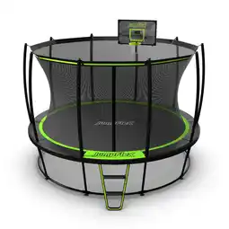Walmart JumpFlex HERO 12' Trampoline with PROJAM Basketball Hoop and Net Attachment offer