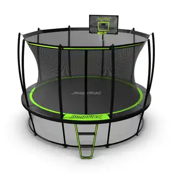 Walmart JumpFlex HERO 12' Trampoline with PROJAM Basketball Hoop and Net Attachment offer
