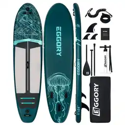 Walmart EGGORY 11 ft Inflatable Paddle Boards Stand Up Paddle Board with Full SUP Accessories offer