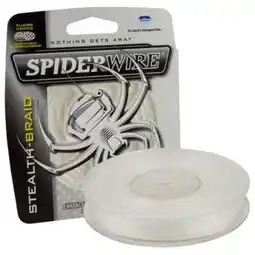 Walmart SpiderWire Stealth Translucent Braid Fishing Line, Translucent, 6 lb Test Strength, 125 yd offer