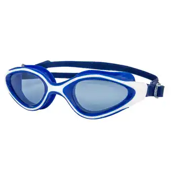 Walmart Dolfino Performa Latex-Free Swim Sport Goggle for Adults, Blue offer