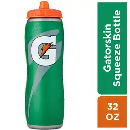 Walmart Gatorade 32 oz Gator-skin Bottle, Green, One Size offer
