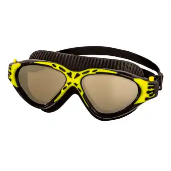 Walmart Dolfino Tidal Sport Wide Mirrored Silicone Swimming Sport Goggles, Black offer