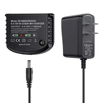 Walmart Battery Charger for Black & Decker 9.6V-18V Power Tools Ni-CD & Ni-Mh Battery offer