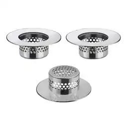 Walmart Bathtub Drain Cover,Bathroom Sink Strainer,Drain Hair Catcher,B(3pcs) offer