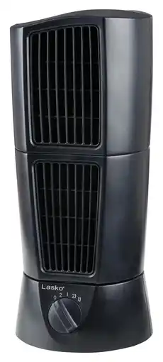 Walmart Lasko 14 Wind Tower Oscillating Multi-Directional 2-Speed Table Fan, Black, T14305, New offer