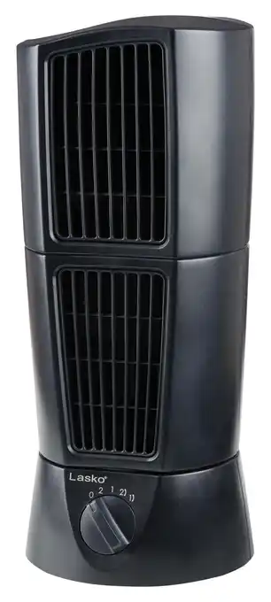 Walmart Lasko 14 Wind Tower Oscillating Multi-Directional 2-Speed Table Fan, Black, T14305, New offer