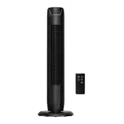 Walmart Mainstays 36 Tall 3-Speed Oscillating Tower Fan, FZ10-19JR, New, Black offer