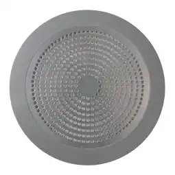 Walmart Mainstays Universal Large Shower Strainer 5-3/4 Stainless Steel with Gray Rubber Gasket offer