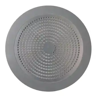 Walmart Mainstays Universal Large Shower Strainer 5-3/4 Stainless Steel with Gray Rubber Gasket offer