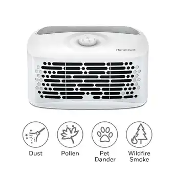 Walmart Honeywell Air Purifier, HHT270, 100 sq ft, U Carbon Filter, Allergen, Smoke, Pollen, Dust Reducer offer