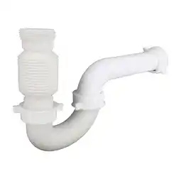 Walmart Danco 1-1/2 Plastic Flexible Lavatory/Kitchen Drain Trap, 8.75 in. Depth, 0.5 lbs. (12103X) offer