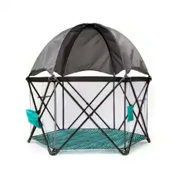 Walmart Baby Delight Go with Me Eclipse Portable Playard with Canopy, Indoor/Outdoor, Stripe, Unisex offer