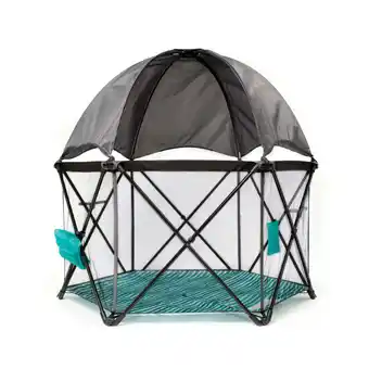 Walmart Baby Delight Go with Me Eclipse Portable Playard with Canopy, Indoor/Outdoor, Stripe, Unisex offer