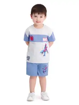Walmart Spiderman Toddler Boy 2-Piece Short Set, Size 2T-4T offer