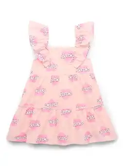 Walmart Barbie Baby and Toddler Girls Cotton Woven Dress, Sizes 0/3M-5T offer