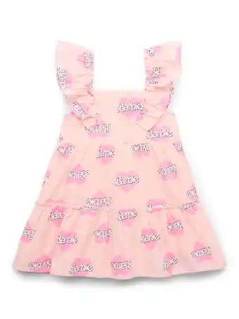 Walmart Barbie Baby and Toddler Girls Cotton Woven Dress, Sizes 0/3M-5T offer