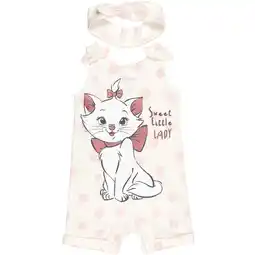 Walmart Disney Classics Marie Infant Baby Girls Romper and Headband Newborn to Toddler offer