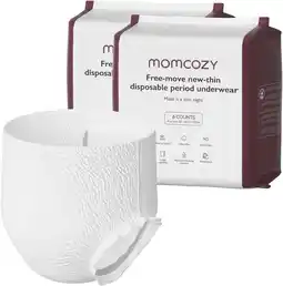 Walmart Momcozy Postpartum Disposable Underwear, No Leak,Thin,Built-in Pad,Period, Labor Delivery Care,12pcs offer