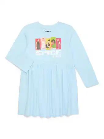 Walmart Spice Girls Toddler Girls Skater Dress, Sizes 12M-5T offer