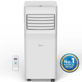 Walmart Midea 5,000 BTU Portable Air Conditioner, Cools up to 150 Sq. Ft., White, 1 Count offer