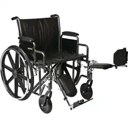 Walmart 24 x 18 in. K7 Elevating Extra Heavy Duty Wheelchair offer